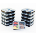 Meal Prep 3 Compartimentos BPA FREE Contenedores de almacenamiento premium para alimentos Durable reutilizable 36 oz Apilable Pack Microwaveable